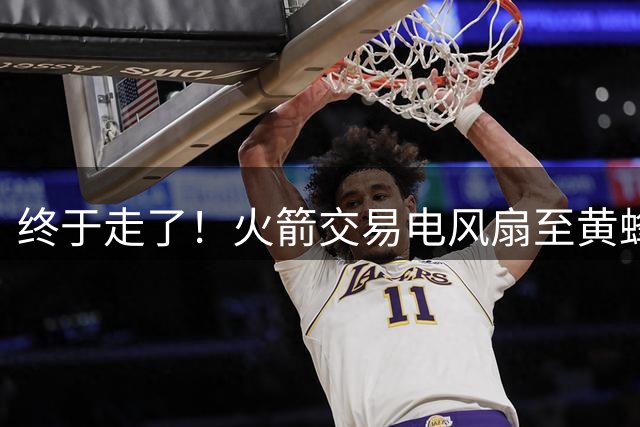 终于走了！火箭交易电风扇至黄蜂 还搭了3个次轮签